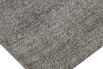 Vintage Turkish Kilim, Solid Monochrome in Gray, White | Area Rug in Rugs by Rug and Kilim