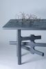 IXIA Desk Red Oak By Daniel Couttolenc | Tables by Daniel Couttolenc. Item composed of oak wood in boho or minimalism style