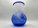 Wave Pitcher | Vessels & Containers by Anchor Bend Glassworks. Item made of glass