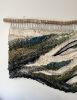 Woven Wall Tapestry "Sea Cliffs" | Wall Sculpture in Wall Hangings by Tissage Sauvage. Item made of wood & cotton compatible with boho and coastal style