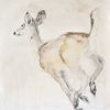 Running Deer | Oil And Acrylic Painting in Paintings by Lee Cline. Item in boho or contemporary style