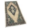 Vintage Turkish rug doormat | 1.9 x 3.1 | Small Rug in Rugs by Vintage Loomz. Item composed of wool compatible with boho and country & farmhouse style