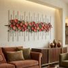 Poppy Field | Wall Sculpture in Wall Hangings by Sarmal Design. Item composed of steel in mid century modern or contemporary style