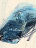 Bluish 29052 | Oil And Acrylic Painting in Paintings by Rica Belna. Item composed of canvas and synthetic