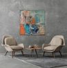 "Stable Ground" | Oil And Acrylic Painting in Paintings by Shirly Maimom Art. Item made of canvas compatible with contemporary and art deco style