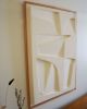 02 Plaster Relief | Wall Sculpture in Wall Hangings by Joseph Laegend. Item composed of oak wood compatible with minimalism and mid century modern style