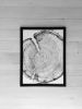 Set of 9 Tree Ring Prints | Prints by Erik Linton. Item made of paper