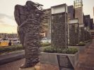 The Burning Man | Public Sculptures by Anton Smit | Menlyn Maine Central Square in Pretoria. Item made of metal