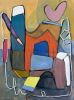 Soft Abstract painting | Paintings by Rebekah Andrade. Item composed of paper in contemporary or modern style