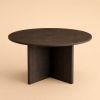 Smoked Oak Dining Table - HAKATA by Lebanto | Tables by Lebanto. Item composed of oak wood in minimalism or contemporary style
