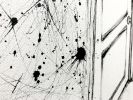 Minimal Line Door Wall Art | Oil And Acrylic Painting in Paintings by NAMYOONSOOART. Item made of canvas with synthetic