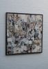 "the power of intention" (sold) | Oil And Acrylic Painting in Paintings by VISCERAL HOME STUDIO. Item composed of canvas & concrete compatible with mid century modern and contemporary style