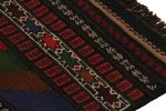 Vintage Afghan Baluch Kilim Runner Rug, with Geometric | Area Rug in Rugs by Rug and Kilim