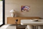 The Path Beneath the Rain | Oil And Acrylic Painting in Paintings by PUGMATIK. Item made of canvas works with contemporary & country & farmhouse style