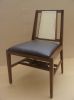 Black Walnut Dining Chair With Caned Back | Chairs by CraftsmansLife: Donald DiMauro Woodwork & Design. Item made of walnut with leather