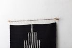 LLAMAS Handwoven Tapestry, Ébano, Set of 2 | Wall Hangings by ANDEAN. Item composed of wool and bronze in contemporary or traditional style