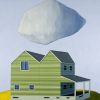 'Double House' original oil painting by Scott Redden | Paintings by Scott Redden