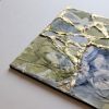 Water Color &  Gold-foiling painting on wood panel -01 | Watercolor Painting in Paintings by Apoorva Kasaraneni. Item made of wood with synthetic