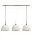MushLume Linear Chandelier - 3 Shades | Chandeliers by MushLume Lighting