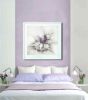 Lavender Thistle | Oil And Acrylic Painting in Paintings by Katherine Baronet | Lisa Bennett Salon in Dallas. Item made of canvas