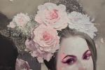 THE SILENT OF ODILLE | Oil And Acrylic Painting in Paintings by Roldan Lauzan Studio. Item made of canvas & synthetic