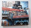 "Overlooking the Significance of Passageways" | Oil And Acrylic Painting in Paintings by Heather Kocsis. Item composed of wood & synthetic