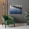 Blue Harbor 4609 | Prints in Paintings by Petra Trimmel. Item composed of canvas & paper
