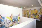 Wheat pasted "Billboards" | Mixed Media by ANTLRE - Hannah Sitzer | Google Java in Sunnyvale. Item made of wood with synthetic