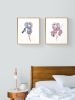 Iris No. 172 : Original Watercolor Painting | Paintings by Elizabeth Beckerlily bouquet. Item composed of paper in minimalism or contemporary style