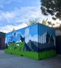 Gear Rush Container | Street Murals by Josh Scheuerman | Gear Rush in South Salt Lake. Item made of synthetic