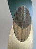 Gilded Age No. 3 | Paintings by Ayse Sirin Budak. Item made of oak wood with canvas works with minimalism & mid century modern style
