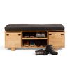 Zuma Para solid wood entryway storage bench | Benches & Ottomans by Modwerks Furniture Design. Item made of wood