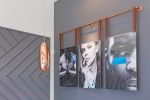 Hanging Leather Artwork Straps | Hook in Hardware by Keyaiira | leather + fiber | Drip Doctors Brentwood in Los Angeles. Item made of leather