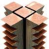 Sawtooth Tower | Sculptures by Bradley Duncan Studio | Indie Congress, Ace Hotel Theater DTLA 2019 in Los Angeles. Item made of wood