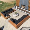 Island Sectional | Couches & Sofas by TRH Furniture. Item composed of wood