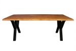 Solid Wood Dining Table , Farmhouse Custom Dine Table | Tables by OzzWoodArt. Item made of wood works with country & farmhouse & coastal style
