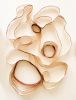 Three Dimensional Fiber Art / Earth Tone / Wall Sculpture | Wall Hangings by Stef Shock. Item made of canvas & fiber compatible with boho and contemporary style
