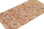 Distressed runner in Orange, Gold & Red Tribal pattern | Area Rug in Rugs by Rug and Kilim