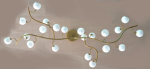 Branch Chandelier by Prestige Chandelier | Chandeliers by Custom Lighting by Prestige Chandelier. Item made of bronze with glass