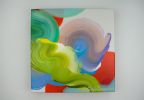 Vav 05 | Oil And Acrylic Painting in Paintings by Claire Desjardins. Item made of canvas & synthetic