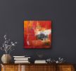 Love Letter Script | Oil And Acrylic Painting in Paintings by Pamela K Beer Contemporary Fine Art. Item made of synthetic