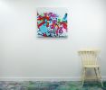 Cast of Characters | Oil And Acrylic Painting in Paintings by Claire Desjardins. Item composed of canvas and synthetic