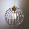 Vine Carousel Modern Chandelier with Grey and Clear Globes | Pendants by Galilee Lighting