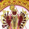 Shree Sudarshan Swaroop Shrinathji Kavach Yantra Chakra Artw | Embroidery in Wall Hangings by MagicSimSim