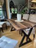 Custom live edge dining table, Walnut table, Dinner table | Tables by Brave Wood. Item composed of wood in modern or rustic style