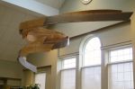 Circuit | Sculptures by Barbara Cooper | Hinsdale Public Library in Hinsdale. Item composed of wood and steel