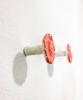 Ceramic Mushroom Hook | Hardware by KOLOS ceramics. Item composed of ceramic in contemporary or country & farmhouse style