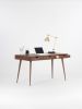 Walnut Office Desk | Tables by Mo Woodwork | Stalowa Wola in Stalowa Wola. Item made of walnut compatible with minimalism and mid century modern style