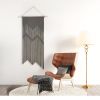 The Mountains | Macrame Wall Hanging in Wall Hangings by YASHI DESIGNS. Item made of cotton & fiber compatible with boho and mid century modern style