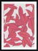 Rubbery Leaf Design - 1 & 2 - Bold - Framed Art | Prints by Patricia Braune. Item composed of paper